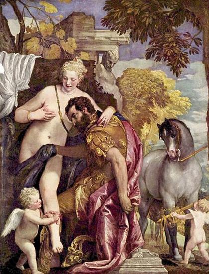 Paolo Veronese Mars und Venus Spain oil painting art